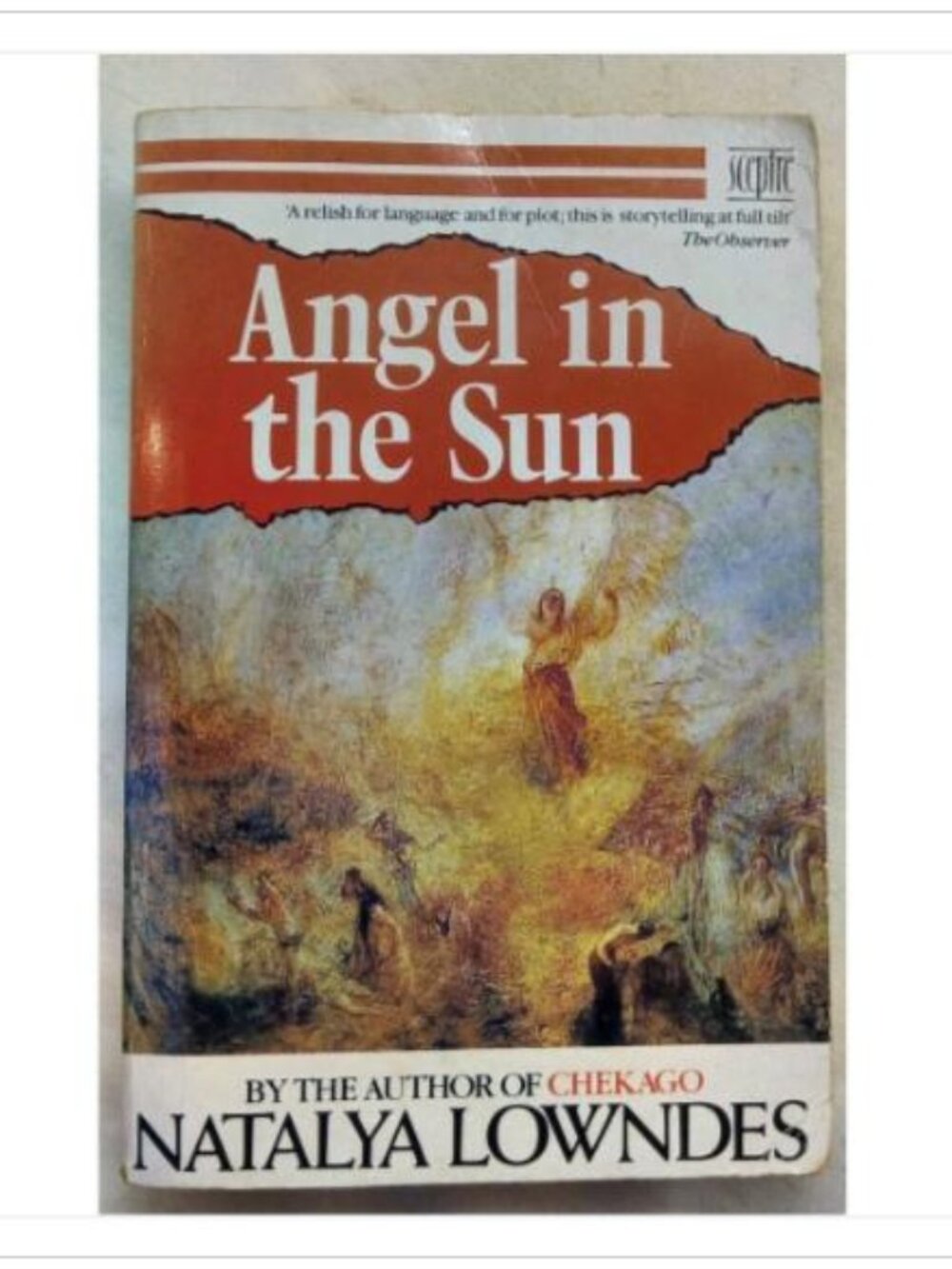Angel in the Sun British Fiction Literature Novel Sceptre Edition 1990 PB